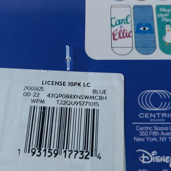 PIXAR WOMEN'S MOMENTS 10-PACK-LOW-CUT SOCKS SHOE SIZE 4-10 - Picture 9 of 9